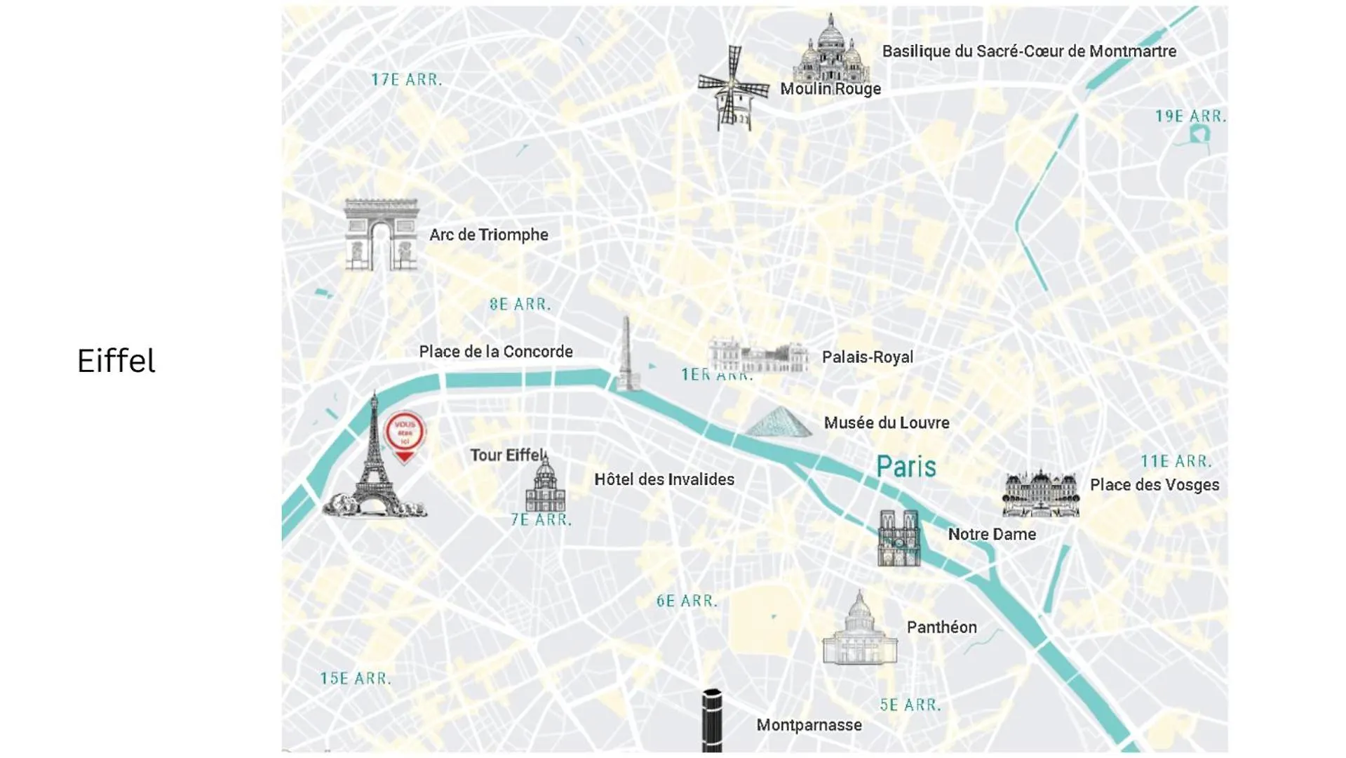 Charming French Style With Eiffel Tower View Prime Location Near Attractions Apartamento